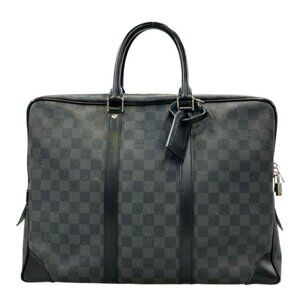 Louis Vuitton Briefcase Business Porte Documents Voyage Damier Graphite Black